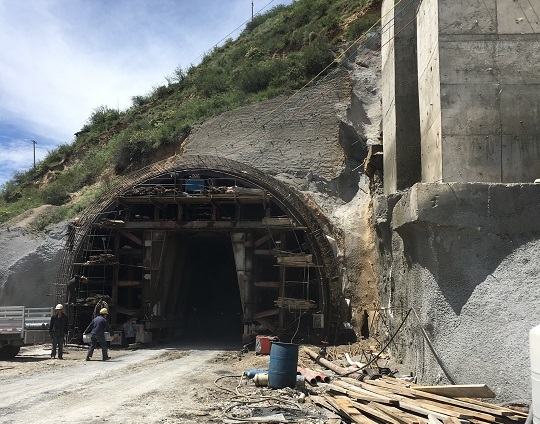 赴贵州铜仁某隧道开展地质超前预报